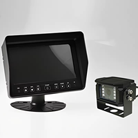 Monitor mobil 7 inci TFT 1080p, set dengan sudut lebar tahan air kamera cadangan mobil sistem bantu mundur untuk hyundai elantra