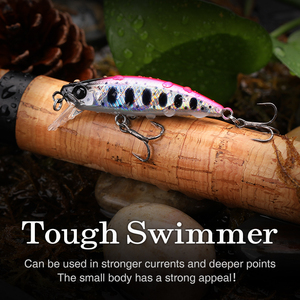 TSURINOYA Intruder 51S Sinking Minnow Stream Fishing Lure 51mm 5.8g esca dura artificiale per <span class=keywords><strong>trota</strong></span> Ajing Jerkbait River Baits - Product Image 3