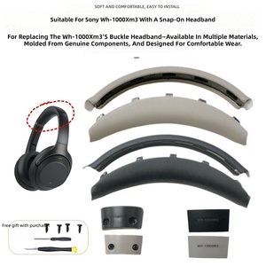 Correa de Repuesto para Auriculares Sony WH-1000XM3, Piel de Cordero Premium/Cuero Proteico, Espuma Suave y Transpirable, para Auriculares Over-Ear - Product Image 1