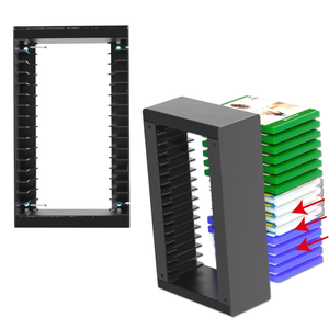 Tour de stockage de jeu multifonctionnelle ABS durable pour /// pour support de stockage de CD/DVD/contrôleur noir - Product Image 2