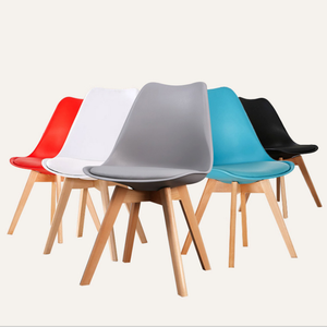 Chaises de salle à manger en bois de style <span class=keywords><strong>scandinave</strong></span>, chaises de designer Tulip, design <span class=keywords><strong>scandinave</strong></span> moderne, meubles de maison modernes - Product Image 4