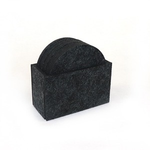 Felt Coasters <b>Square</b> 8-Piece 10-Piece <b>Set</b> Anti-Slip Home Use - Product Image 4