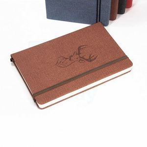 2025 A5 Logo Pocket PU Leather Diary Grid Dotted Custom Elastic Band Hardcover Journal Notebook <b>Planner</b> - Product Image 4
