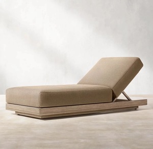 Moderne, élégant et confortable, chaises longues en bois massif, piscine <span class=keywords><strong>de</strong></span> <span class=keywords><strong>jardin</strong></span>, loisirs, mobilier d'extérieur en <span class=keywords><strong>teck</strong></span> - Product Image 4