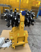 Tête de fraisage hydraulique professionnelle MONDE, directement de l'usine, pour le creusement de caniveaux urbains et le fraisage routier, installation facile