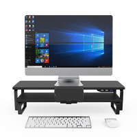 USB3.0 Portable moniteur support pour ordinateur portable en bois moniteur Base support pliable bureau école maison ordinateur bureau en bois Riser pour
