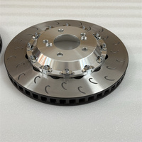 2 pièces 355*32mm Big Rotor Upgrade Caliper Auto Racing Disque de frein entièrement flottant Disque universel Toyota Lexus Land Cruiser Arrière