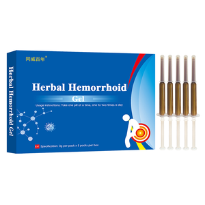 Crema de Hierbas en Gel para el Cuidado de las Hemorroides, 3g*5pcs, Uso en el Cuerpo; <span class=keywords><strong>Tratamiento</strong></span> Interno para Hemorroides Anales con Ingredientes Herbales, ODM OEM - Product Image 2