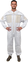Combinaison d'apiculture en coton de meilleure qualité avec voile rond Combinaison promotionnelle avec caractéristiques de sécurité et de protection