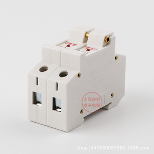 Base de Fusible Zhongyu RT18-32 2P 32A 500V para Montaje en Riel con Contacto de Cobre - Product Image 3