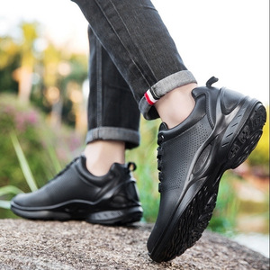 15 สกินคิงรองเท้าฝึกซ้อมแบบผูกเชือกสำหรับผู้ชาย หนังระบายอากาศได้ดี ส้นเตี้ย รองเท้ากีฬากลางแจ้ง - Product Image 4