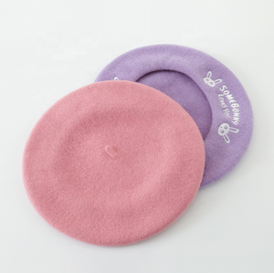Béret en laine personnalisé avec image brodée pour femme - Style mode, sport, plage, décontracté, cyclisme et <span class=keywords><strong>ski</strong></span>, toutes saisons, vente en gros pour adultes - Product Image 2