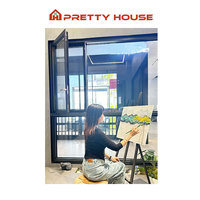 Maison sur mesure insonorisée double vitrage aluminium fenêtres inclinables et tournantes pour maisons