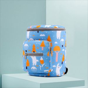 ที่จัดระเบียบรถเข็นเดินทางน้ำหนักเบาปรับได้พร้อมกระเป๋าใส่ขวดและหลายช่อง - Product Image 3