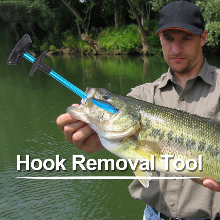 best tool for cutting fishing hooks lures D-barb, & Hook Remover Hooker and cutter to help remove the hook from deep of fish mouth Fishing Tool Kit - Essential