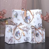 Sac en papier cartonné ivoire de haute qualité, imprimé sérigraphié, recyclable, vente directe d'usine Angel, idéal pour vêtements, chaussettes et chaussures