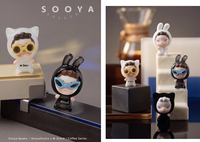 Figurines d'anime Sooya Studio Beans Sooya & M Stand Studio Mini Sooya Beans en boîtes mystères pour la décoration de bureau - Vente en gros authentique