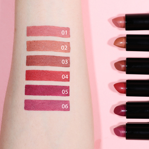 Lápiz Labial Mate Sedoso de Terciopelo en 6 Tonos, Larga Duración, Cobertura Total, Vegano, Resistente al Agua, MOQ Bajo - Product Image 3