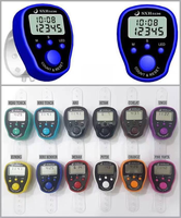 Bagues intelligentes 2058S Tasbih, Compteur numérique musulman avec affichage LED de l'heure, Compteur de doigt monocanal, Compteur de main tendance