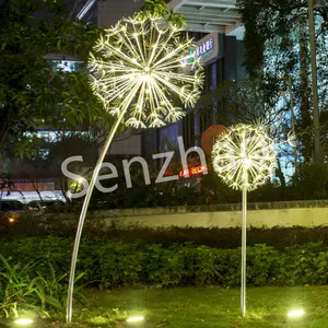 Custom Made Landscape Lighting Low Voltage Outdoor Dandelion Led Decoration Light