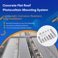 Kit de montage de panneaux solaires avec support technique complet, structure de panneaux solaires de qualité supérieure pour toit en béton