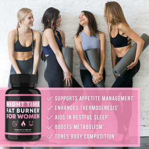 Pillole Dimagranti per Adulti all'Ingrosso, Capsule Notturne con Etichetta Privata, Integratore Brucia Grassi con <span class=keywords><strong>L</strong></span>-Teanina - Product Image 4