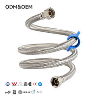 Robinet de cuisine FANSKI avec tuyau d'alimentation flexible tressé - Design moderne pour cuisine et salle de bain F1/2XF1/2