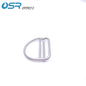 Barra Ajustable de Acero Inoxidable de Alta Calidad con Anillo en D para Bolsa de Equipo de Buceo, Cinturón, Cuerda, Barra Transversal Soldada Modelo 11217 Hecho en China - Product Image 1