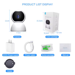 Câmera de Vigilância CCTV com Rastreamento Automático AI de 3MP, Visão Noturna, Sensor CMOS, Detecção de Movimento com Cartão SD - Product Image 4