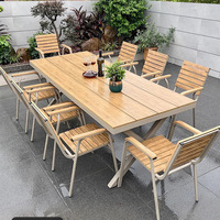 Ensemble de table et de chaises de jardin pour patios, terrasses, jardins, balcons - Métal résistant à la pourriture - Construction métallique et imperméable
