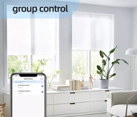 Moteur de volet roulant intelligent TYSH Tuya Zigbee avec télécommande et commande vocale pour l'automatisation du salon et de la salle de bain