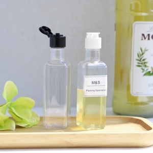 Custom Printed Plastic <strong>Mini</strong> <strong>Bottles</strong> 30ml/35ml/50ml/100ml/120ml Transparent Square Round <strong>Bottle</strong> - Product Image 6