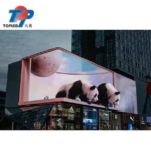 顶部p6壁挂式太阳能户外3d广告smd小型移动节能发光二极管商店货架数字广告牌