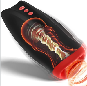 Juguetes sexuales para masturbadores masculinos adultos bomba de pene con 6 modos de succión y 10 modos de vibración - Product Image 4