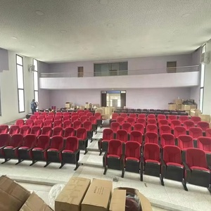 Sillas Plegables Modernas de Tela para Auditorio, Iglesia, Teatro, Muebles para Teatro, Sillas para Salón de Conferencias de Hotel y Escuela - Product Image 3