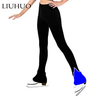 Vêtements de patinage sur glace design personnalisé pantalons pour filles pantalons d'entraînement à roulettes avec strass et cristaux pantalons de patinage artistique