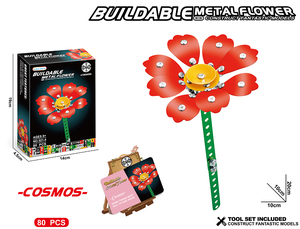 Mảnh khác nhau các loại khác nhau 3D mô hình hoa kit đồ chơi thủ công kim loại câu đố - Product Image 4