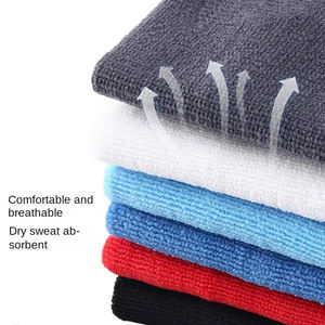 Aangepaste Tennis Gym Fitness Zweetsport Polsbandjes Bracer Zweetband Elastische Stof Katoenen Doek Polsbandjes Logo Polssteun - Product Image 2