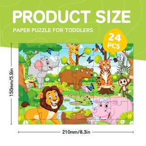 <span class=keywords><strong>Cubos</strong></span> Mágicos Educativos Transfronterizos para Niños de 0 a 24 Meses, Aprendizaje Temprano, Rompecabezas de Papel Creativos con Dibujos Animados - Product Image 2