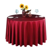 Nappe Damassée Moderne Haut de Gamme, Nappe de Table Rouge Uni de Qualité Supérieure pour Événements Domestiques, Réunions, Hôtels, Nappes Bordeaux