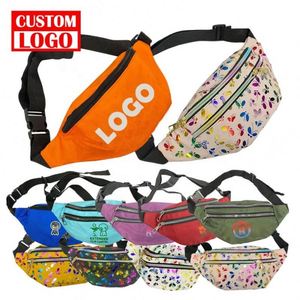 Sac banane personnalisé avec impression intégrale, sac de ceinture en nylon pour hommes et femmes - Product Image 1