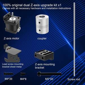 ชุดอัปเกรดแกน Z คู่สำหรับมืออาชีพที่ยาว LK5ขึ้นพร้อมสกรูตะกั่วที่เป็นไฟสเต็ปเปอร์มอเตอร์3D อุปกรณ์เสริมเครื่องพิมพ์รองรับ PLA ABS - Product Image 5