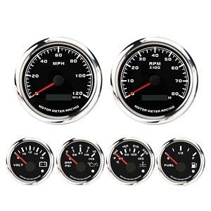 A 2 Inch <b>12V</b> <b>DC</b> Mechanical Digital Water Temp Gauge 52Mm for Excavator Tractor Diesel Engine Assembly MM433424 1.8M - Product Image 1