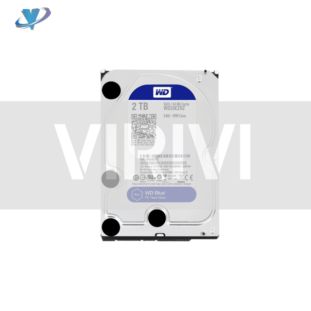 2TB WD20EZRZ Hard Drive 5400RPM 64MB Cache SATA 6Gb/s 3.5" HDD