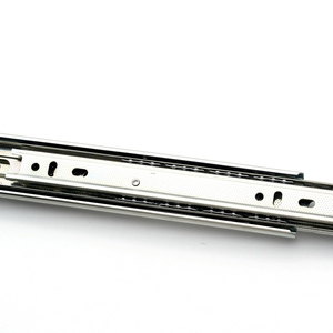Rails coulissants à 3 canaux de 35mm <span class=keywords><strong>pour</strong></span> le montage des portes d'armoires et de tiroirs télescopiques - Product Image 4