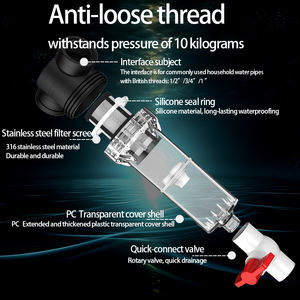 Langlebiger Wasserfilter für Aquarium 1/<span class=keywords><strong>2</strong></span> "Zoll Aquarium Erhöhen Sie 100Mesh Edelstahl Filter Sieb Wasserpumpe Rohr filter - Product Image 3