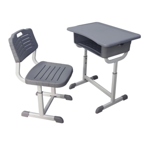 Muebles Escolares Comerciales, Cómodos y Duraderos, Escritorio y Silla <span class=keywords><strong>de</strong></span> Estudio para Estudiantes, para Aulas Educativas, con Estructura <span class=keywords><strong>de</strong></span> Acero - Product Image 4