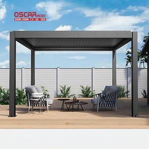 Groothandel Buiten Automatische 3x4 Aluminium Pagode Doe-het-zelf Bouw Regenbestendig Ideaal voor Tuinen, Patio's, Achtertuinen, <span class=keywords><strong>Pergola</strong></span>'s - Product Image 1