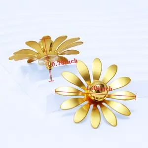 MEIZI Earrings Fine Jewelry for Woman Flower Design korean Fashion 18K Gold Earring Sets Hanging Dangler Eardrop Party Jewelry