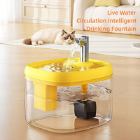 Fontaine automatique pour animaux de compagnie Fontaine à eau pour chat Distributeur d'eau pour chien avec pompe intelligente pour chats et chiens